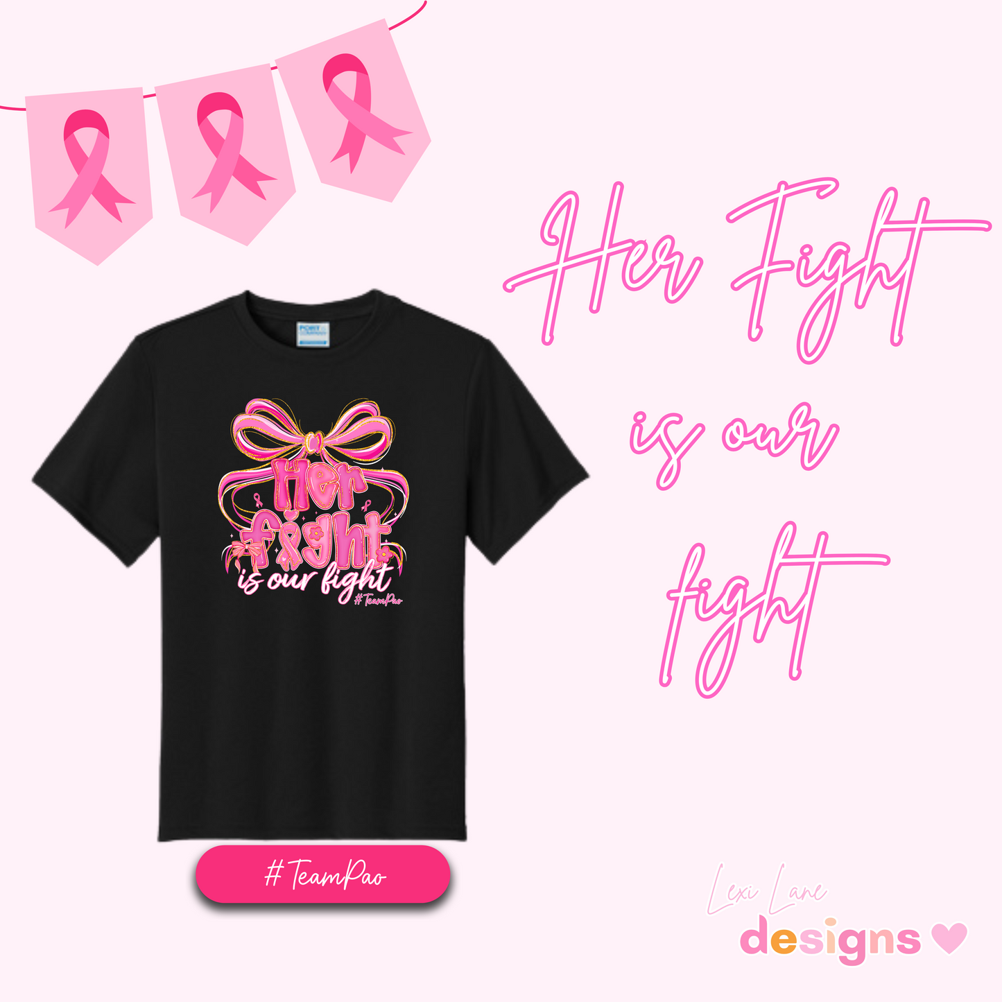 Her fight is our fight #TeamPao Shirt