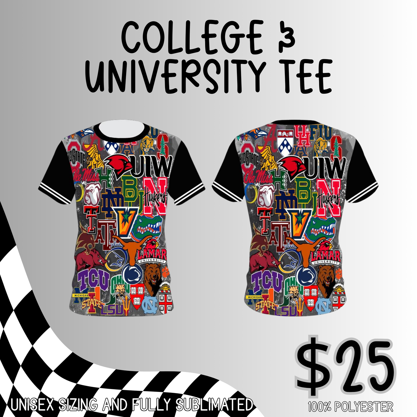College/University Spirit Shirt