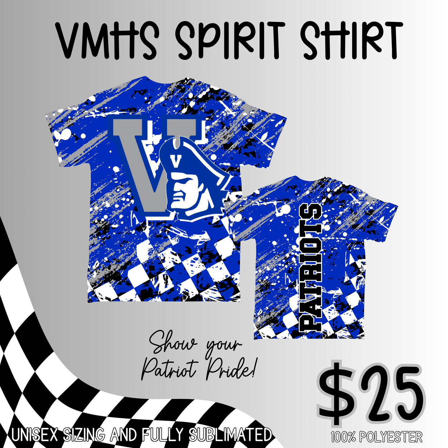 VMHS Patriots Spirit Shirt
